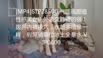 [MP4]STP28500 气质高颜值性感美女！外表文静骚的很！拨开内裤摸穴，水超多喷泉一样，假屌骑乘位地上全是水 VIP0600