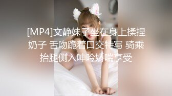 [MP4]文静妹子坐在身上揉捏奶子 舌吻跪着口交特写 骑乘抬腿侧入呻吟娇喘享受