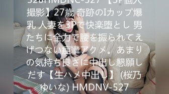 328HMDNC-527 【3P個人撮影】27歳 奇跡のIカップ爆乳 人妻を3Pで快楽堕とし 男たちに全力で腰を振られてえげつない痙攣アクメ。あまりの気持ち良さに中出し懇願しだす【生ハメ中出し】 (桜乃ゆいな) HMDNV-527