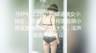 [MP4/ 1.26G] 蝴蝶逼摘女小狼女，颜值很高全程露脸跟小男友激情啪啪直播大秀，淫声荡语互动撩骚