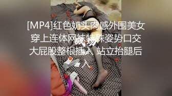 [MP4]红色奶头肉感外围美女 穿上连体网袜特殊姿势口交 大屁股整根插入 站立抬腿后入