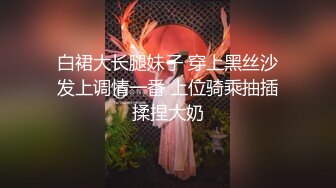 白裙大长腿妹子 穿上黑丝沙发上调情一番 上位骑乘抽插揉捏大奶