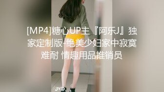 [MP4]糖心UP主『阿乐J』独家定制版-绝美少妇家中寂寞难耐 情趣用品推销员