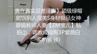 贵在真实反差淫妻》顶级绿帽刷锅狠人完美S身材极品女神眼镜教师人妻【ZM宝儿】私拍②，调教成母狗3P紫薇白浆特多 (6)