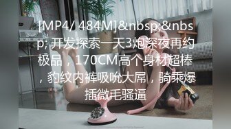 [MP4/ 484M]&nbsp;&nbsp; 开发探索一天3炮深夜再约极品，170CM高个身材超棒，豹纹内裤吸吮大屌，骑乘爆插微毛骚逼