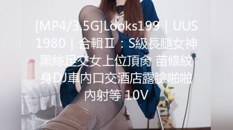 [MP4/3.5G]Looks199｜UUS1980｜合輯Ⅱ：S級長腿女神黑絲足交女上位頂肏 苗條紋身DJ車內口交酒店露臉啪啪內射等 10V