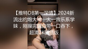 【推特DB第一深情】2024新流出约炮大神，大一音乐系学妹，刚操完逼白带一口吞下，超清2K画质版