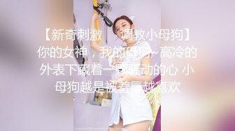 【新奇刺激❤️调教小母狗】你的女神，我的母狗~高冷的外表下藏着一颗骚动的心 小母狗越是被羞辱越喜欢