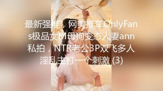 最新强推，网美推车OnlyFans极品女M母狗变态人妻ann私拍，NTR老公3P双飞多人淫乱主打一个刺激 (3)