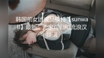 韩国前女团成员模特【sunwall】最新，无家可归和流浪汉操逼