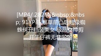 [MP4/ 282M]&nbsp;&nbsp; 91YP哥 暴草前凸后翘极蜘蛛侠开裆装美女 极品女神剪开牛仔裤无套啪啪