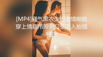 [MP4]骚气黑衣少妇激情啪啪穿上情趣吊带装口交后入抽插猛操