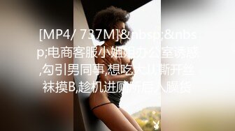 [MP4/ 737M]&nbsp;&nbsp;电商客服小姐姐办公室诱惑,勾引男同事,想吃大JJ,撕开丝袜摸B,趁机进厕所后入臊货