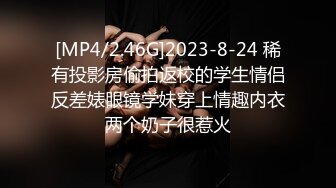 [MP4/2.46G]2023-8-24 稀有投影房偷拍返校的学生情侣反差婊眼镜学妹穿上情趣内衣两个奶子很惹火