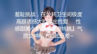 羞耻挑战，在公共卫生间极度高跟诱惑大胆露出性爱❤️性感甜美小姐姐『樱空桃桃』气质女神私下如此反差~