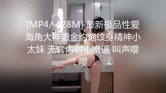 [MP4/ 428M] 最新极品性爱海角大神重金约炮纹身精神小太妹 无套内射小嫩逼 叫声嘤嘤